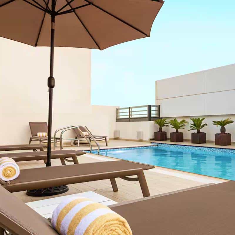 Hampton by Hilton Al Barsha Pool at the Hampton by Hilton Dubai Al Seef